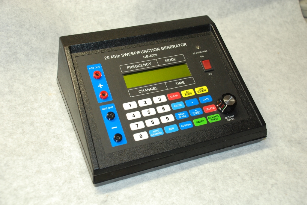 Front panel of the unmodified GB-4000.