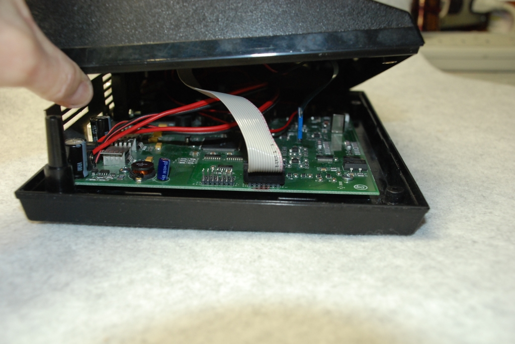 Connectors on left edge of main circuit board.
