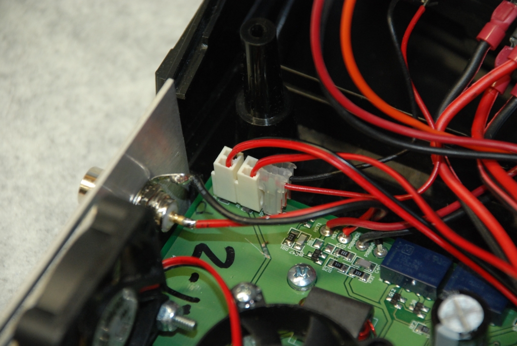 Two-wire connectors near the BNC connector.