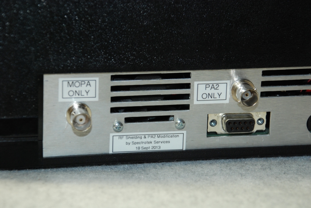 Rear labels indicating modifications.